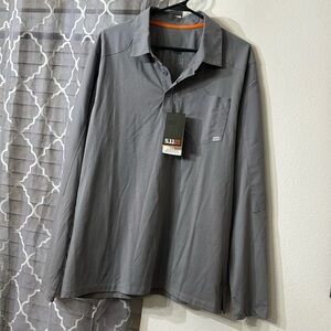 5.11 Tactical artillery long sleeve polo size Large